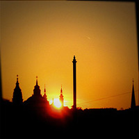 Sunrise over cathedral